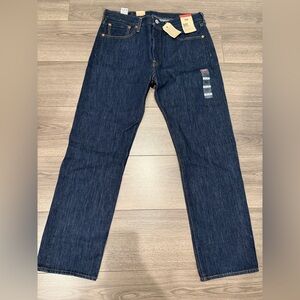 Levi's Dark Blue Straight Jeans